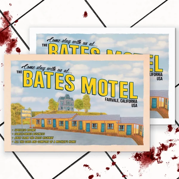 Bates Motel Postcard