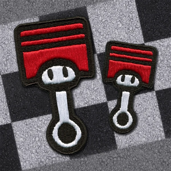 Mario Kart Mushroom Piston Cup Patch
