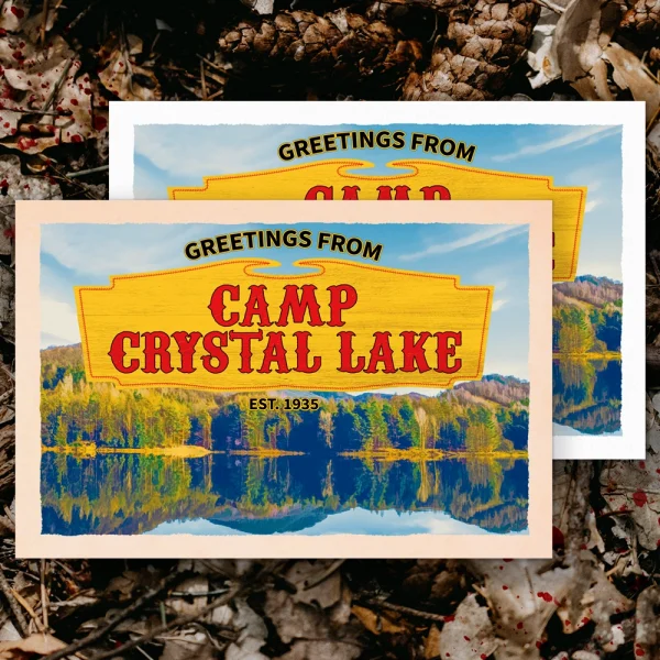 Camp Crystal Lake Postcard