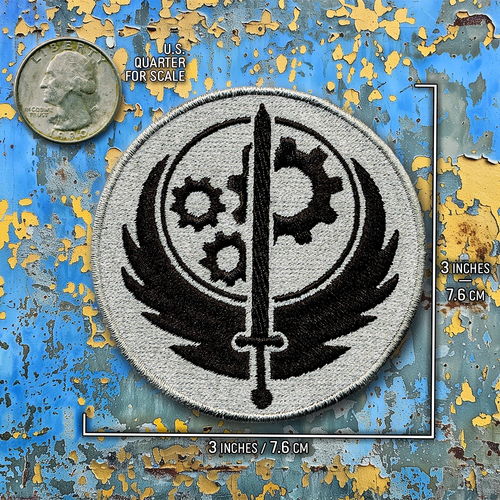 Fallout Brotherhood of Steel Logo Patch - Image 3